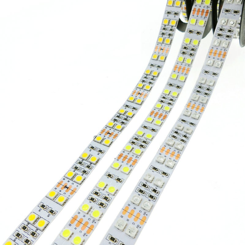 Strip met dubbele rij SMD 5050 Flexibele tape licht