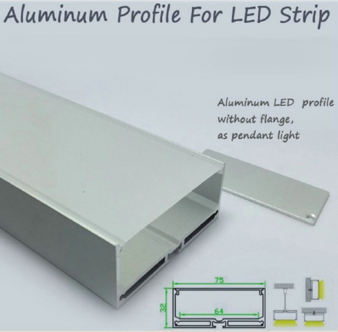 R2U-048 Alu-led profile 6063 aluminiumextrusie smd led strip lights heattuse diy verlichting led profile